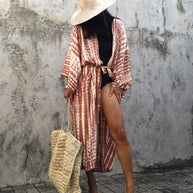 Damen Kaftan Kleid WW