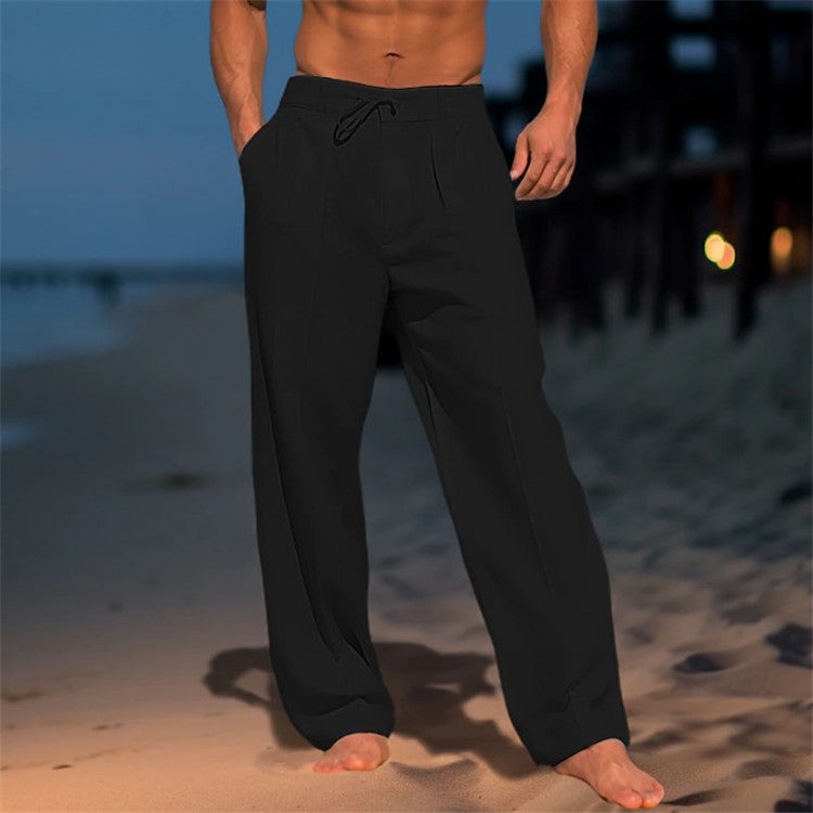 Herren elegante Chinohose mit lockerer Passform WW