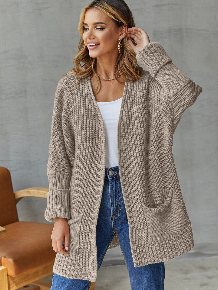 W&W Mode | Übergroßer Strickstrickjacke Für Komfortable Styles