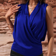WW | Gekraustes Weste Sexy Shirt Top