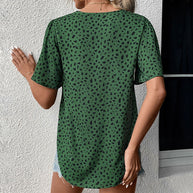 Damen Bluse mit lockerem Schnitt und voluminösen Ärmeln WW