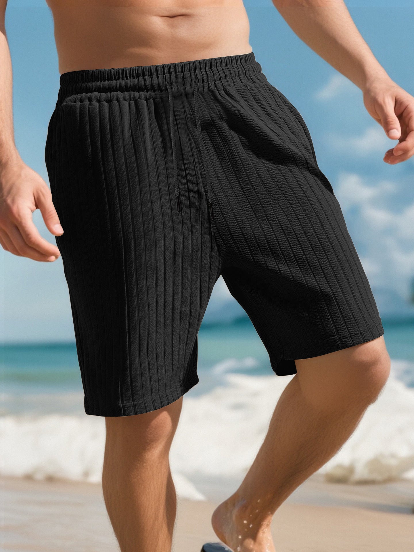 Herren Badeshorts mit feuchtigkeitsregulierender Technologie und elastischem Bund WW
