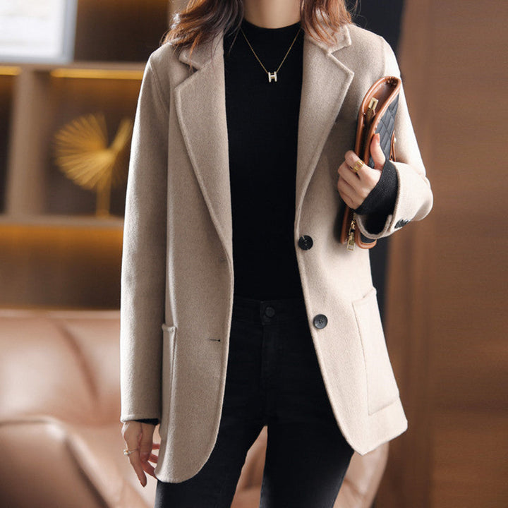 W&W Mode | Herbst- Und Winterblazer Aus Dickem Tweed Für Damen