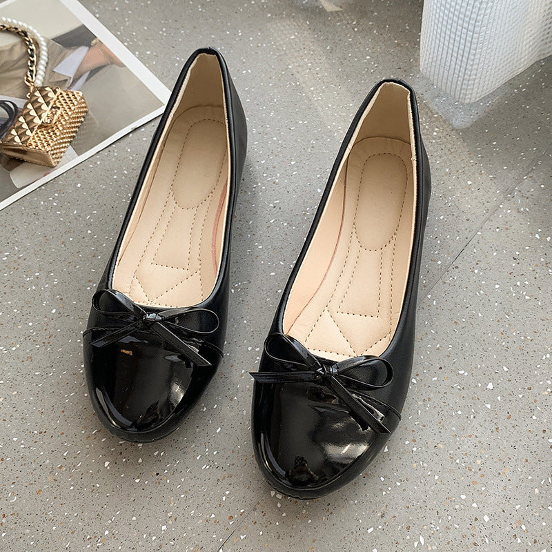 Damen Ballerina-Schuhe mit elegantem Schleifendetail und gepolstertem Fußbett WW