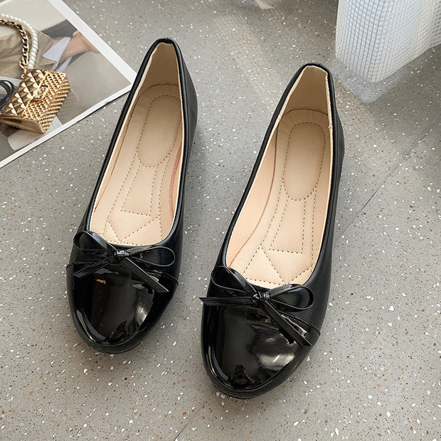 Damen Ballerina-Schuhe mit elegantem Schleifendetail und gepolstertem Fußbett WW