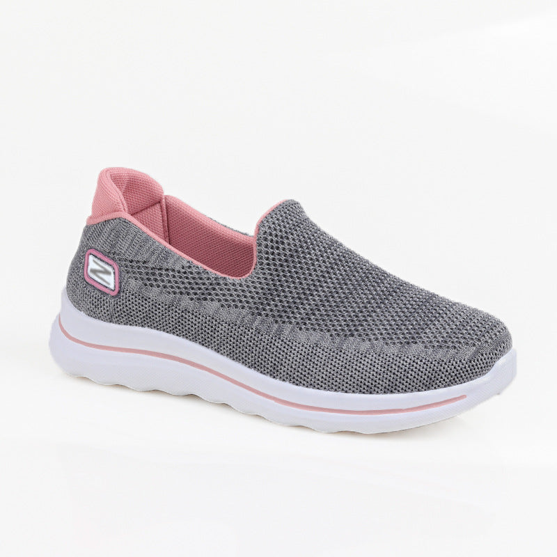 Damen Slip-On Atmungsaktive Walking-Schuhe WW