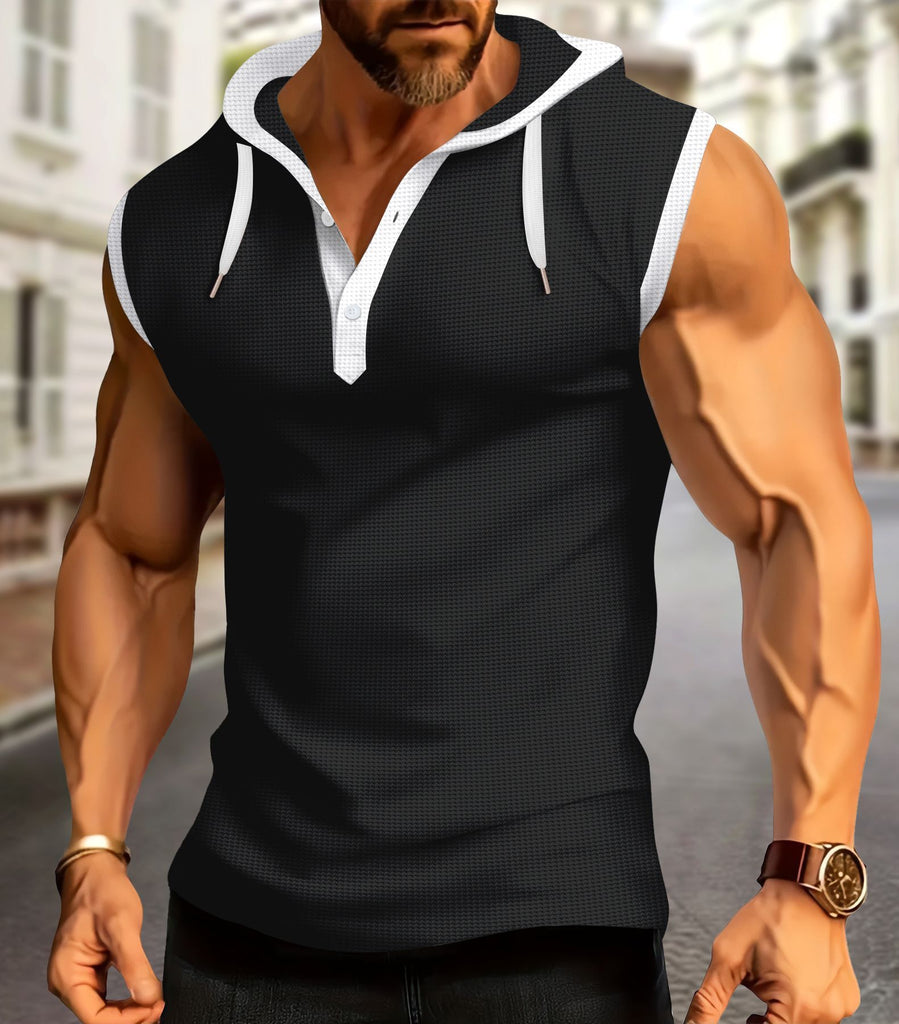 Männer Kurzarm Kapuzen Performance Polo Shirt WW