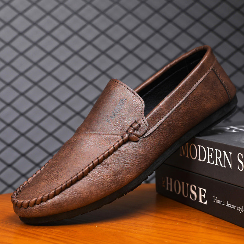 Herren Mokassins mit handgenähtem Obermaterial und leichtem Komfort WW