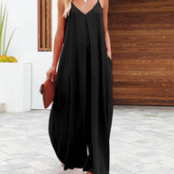 Damen luftiges Maxikleid