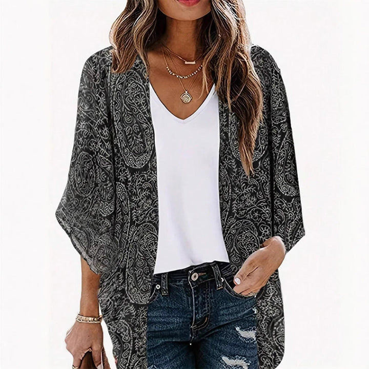 Damen lässige Kaftanjacke im modernen Ethno-Design W&W Mode