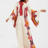 WW | Bedrucktes Dreiviertelarmkleid