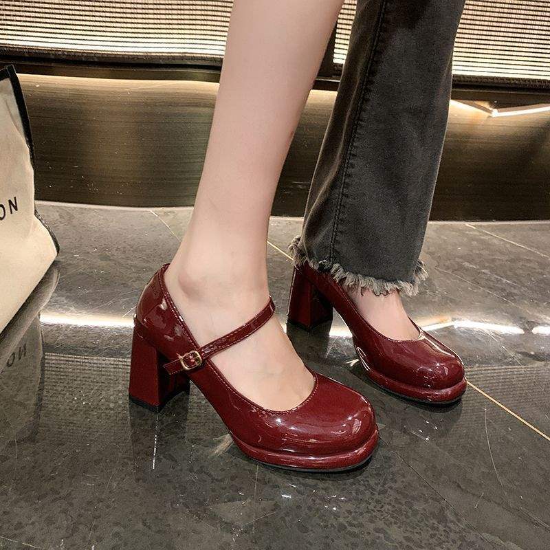 W&W Mode | Stilvolle Wasserdichte Mary Jane Pumps