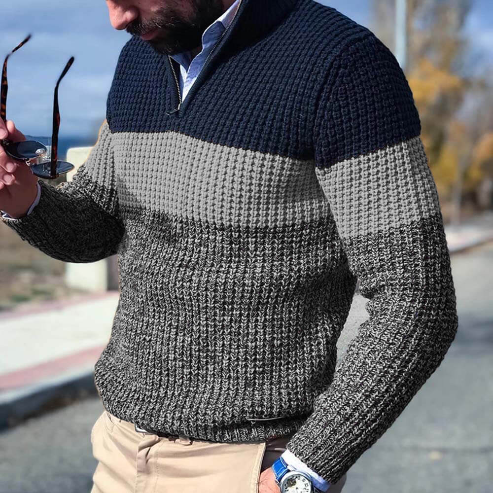W&W Mode | Bequemer Strickpullover für Herren