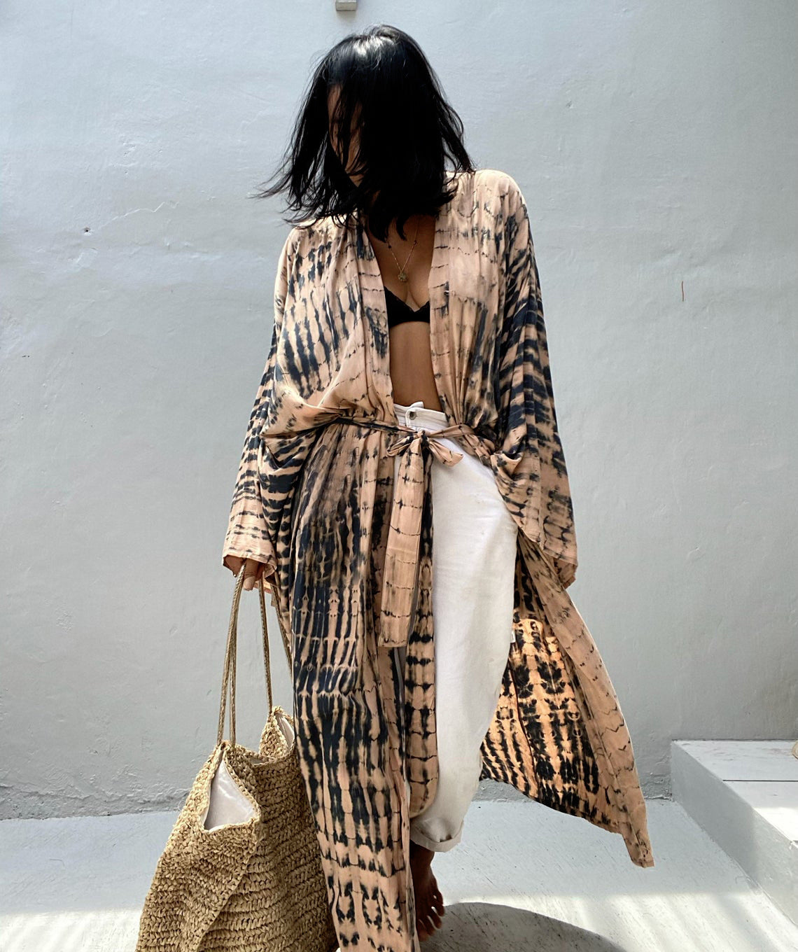 Damen Kaftan Kleid WW