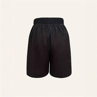 Damen Elegante High-Waist Shorts mit dekorativen Falten W&W