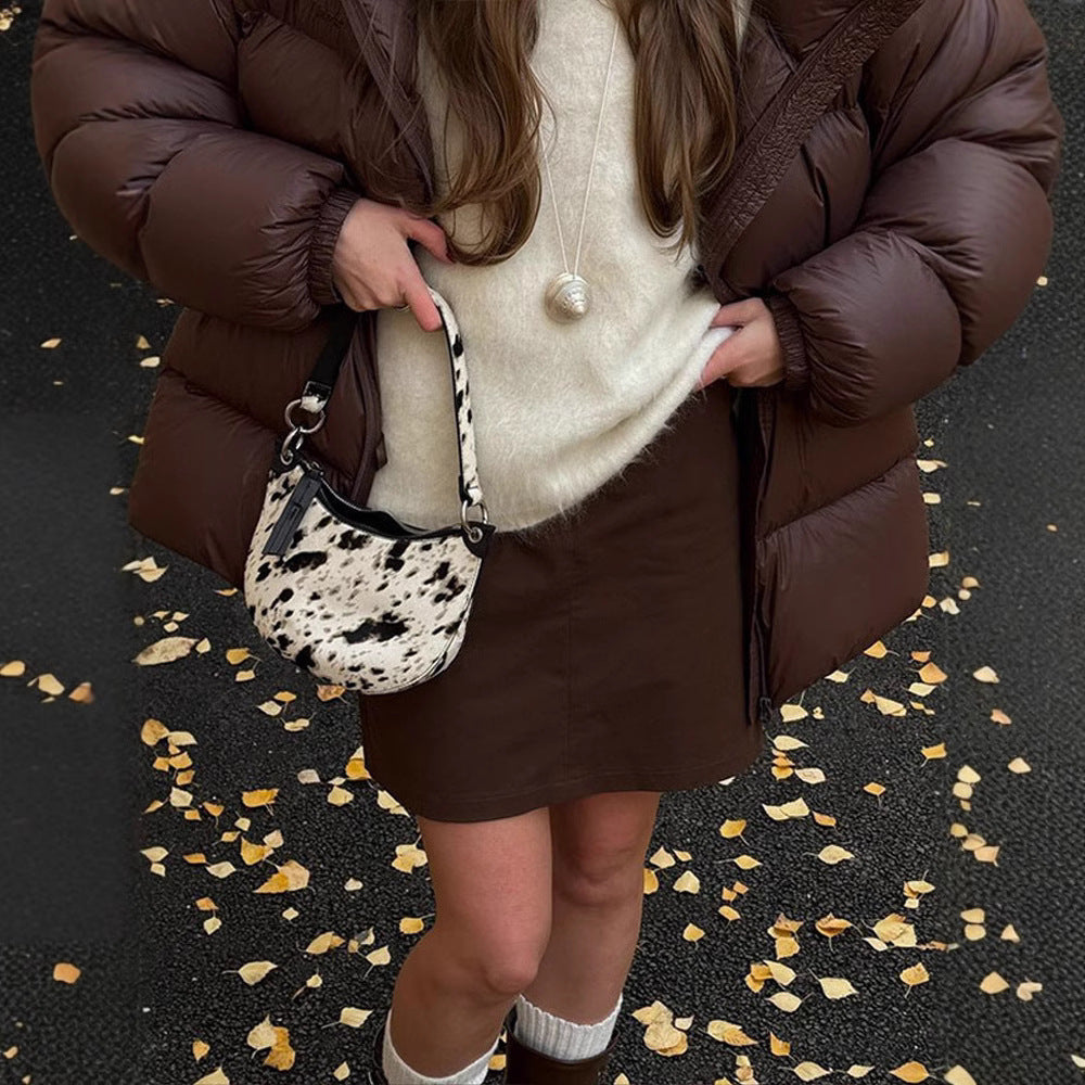 Damen Steppjacke im oversized Schnitt mit hohem Kragen und Taschen WW