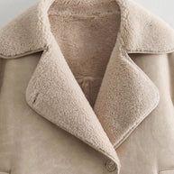 WW | Klassische Kurze Lederjacke Damen