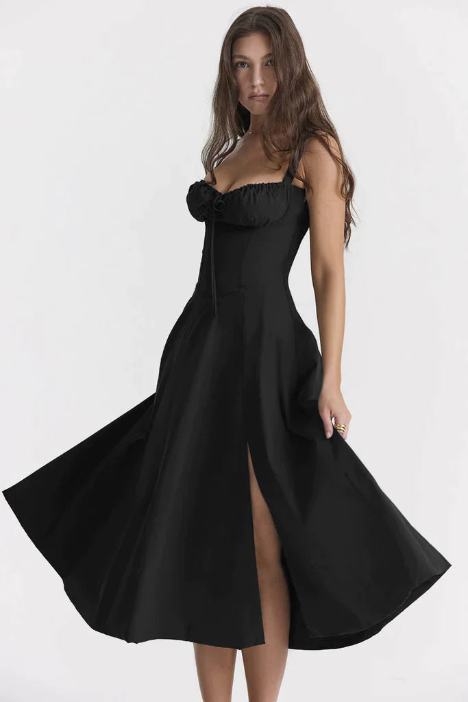 Blumiges Corsagenkleid