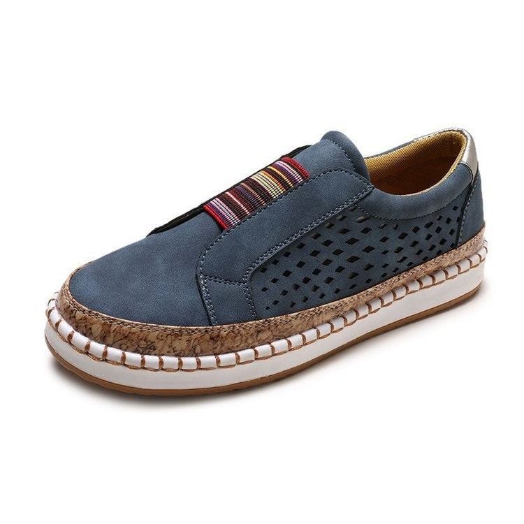 Damen Bequeme Slip-On Schuhe mit atmungsaktivem Obermaterial WW