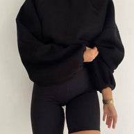 Damen Oversized Sweatshirt mit voluminösen Ärmeln WW