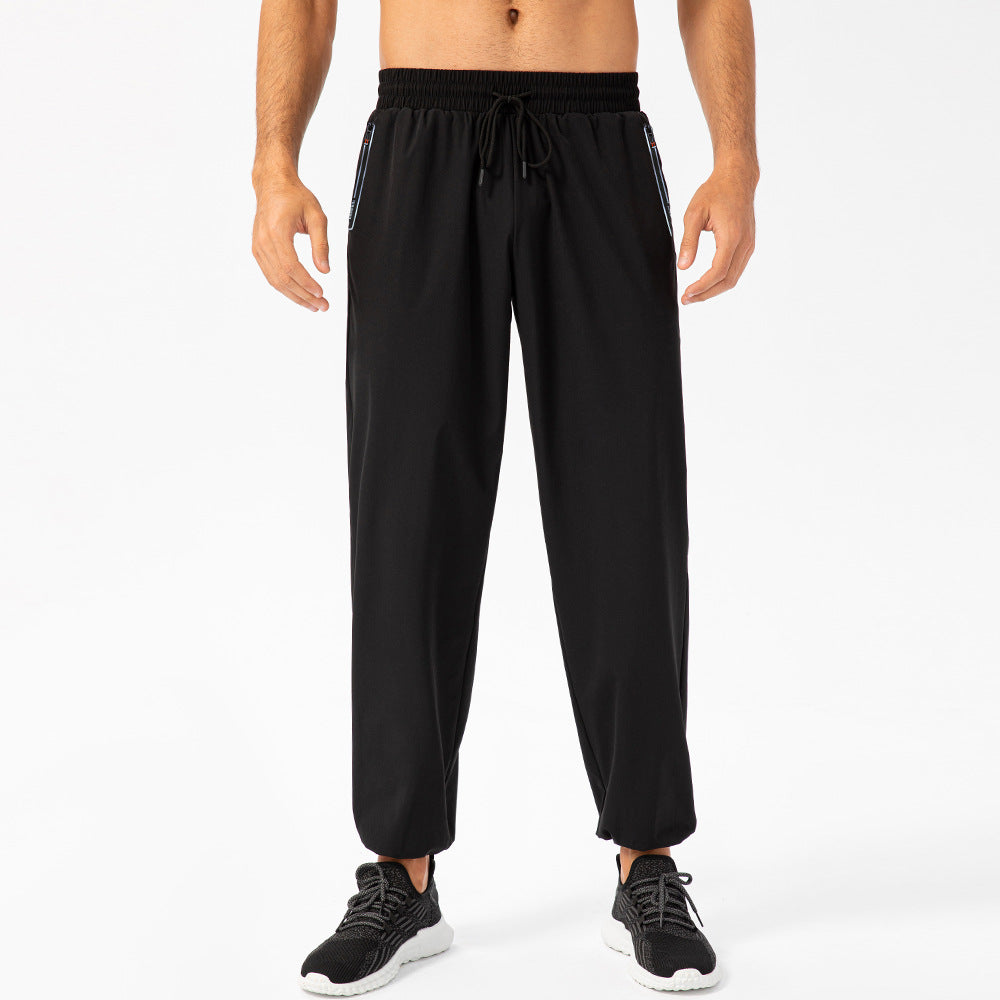 Herren Sportliche Jogginghose mit elastischem Bund und praktischen Reißverschlusstaschen WW
