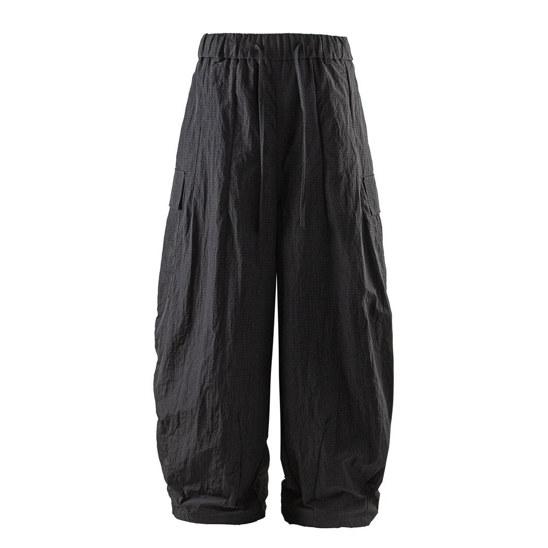 Herren lässige Cargo-Hose aus atmungsaktivem Leinenmaterial W&W Mode