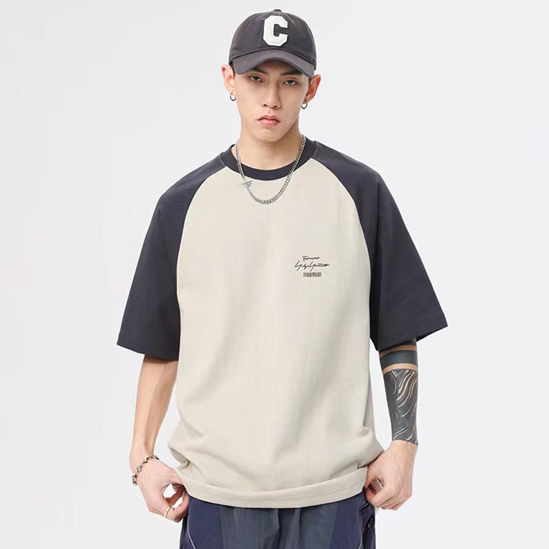 Herren lässiges Raglan-T-Shirt mit urbanem Design und komfortablem Schnitt W&W Mode