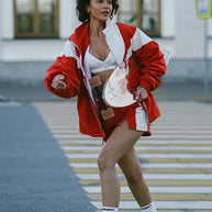 Damen Sportlich Elegante Sommerjacke und Shorts Set WW