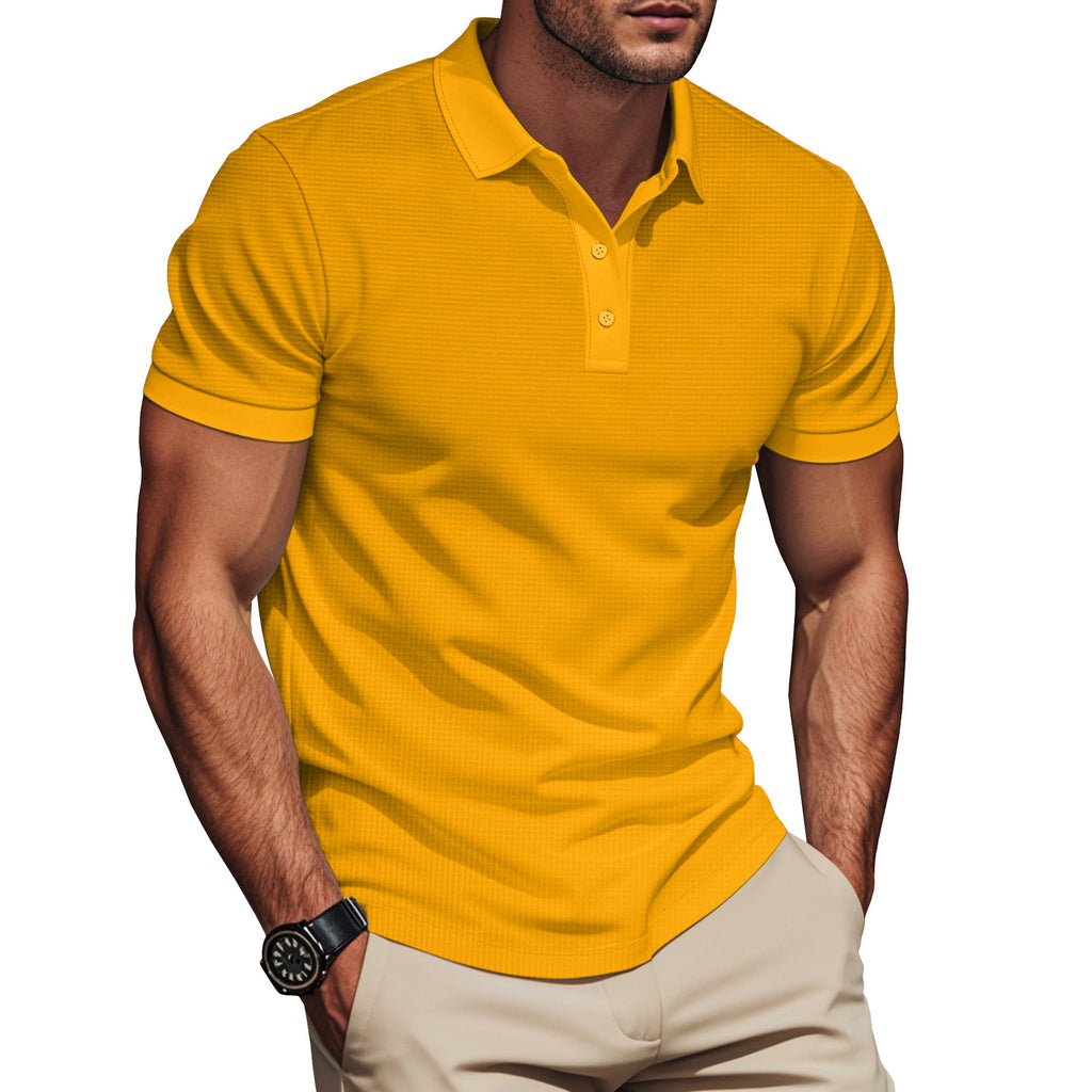 Herren Polo-Shirt mit strukturiertem Gewebe und modischen Akzenten WW