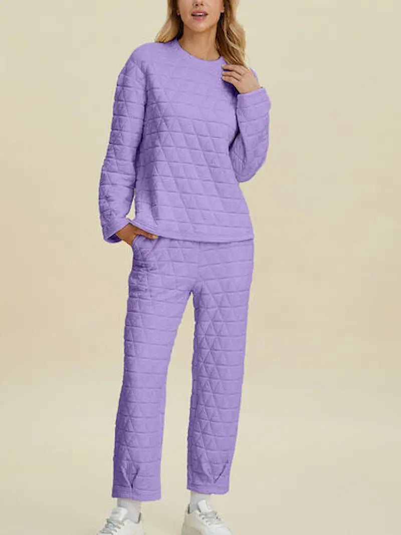 Damen Quilted Lounge-Set WW