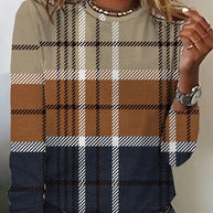 WW | Bedruckter legerer Pullover Top
