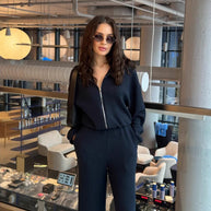 Damen Strickanzug mit Reißverschluss WW