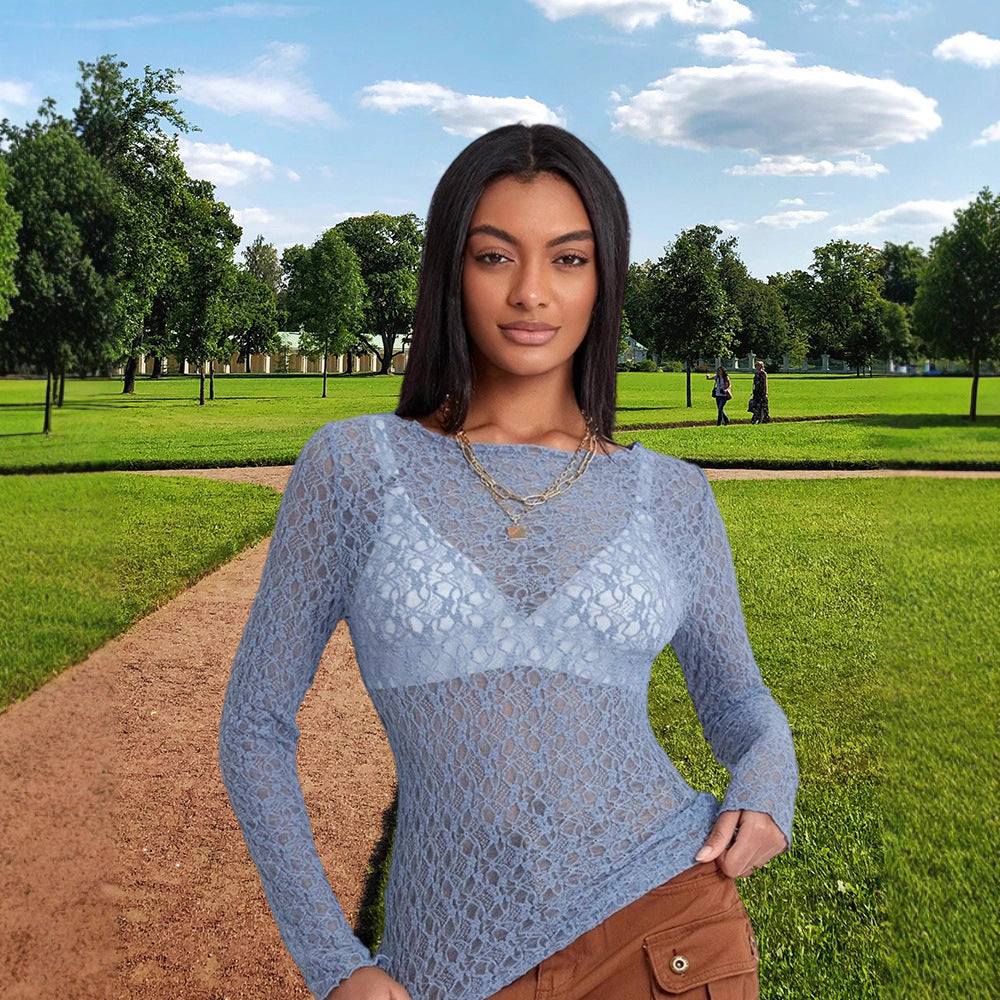 Damen Spitzenoberteil mit eleganter Passform und raffinierten Details WW