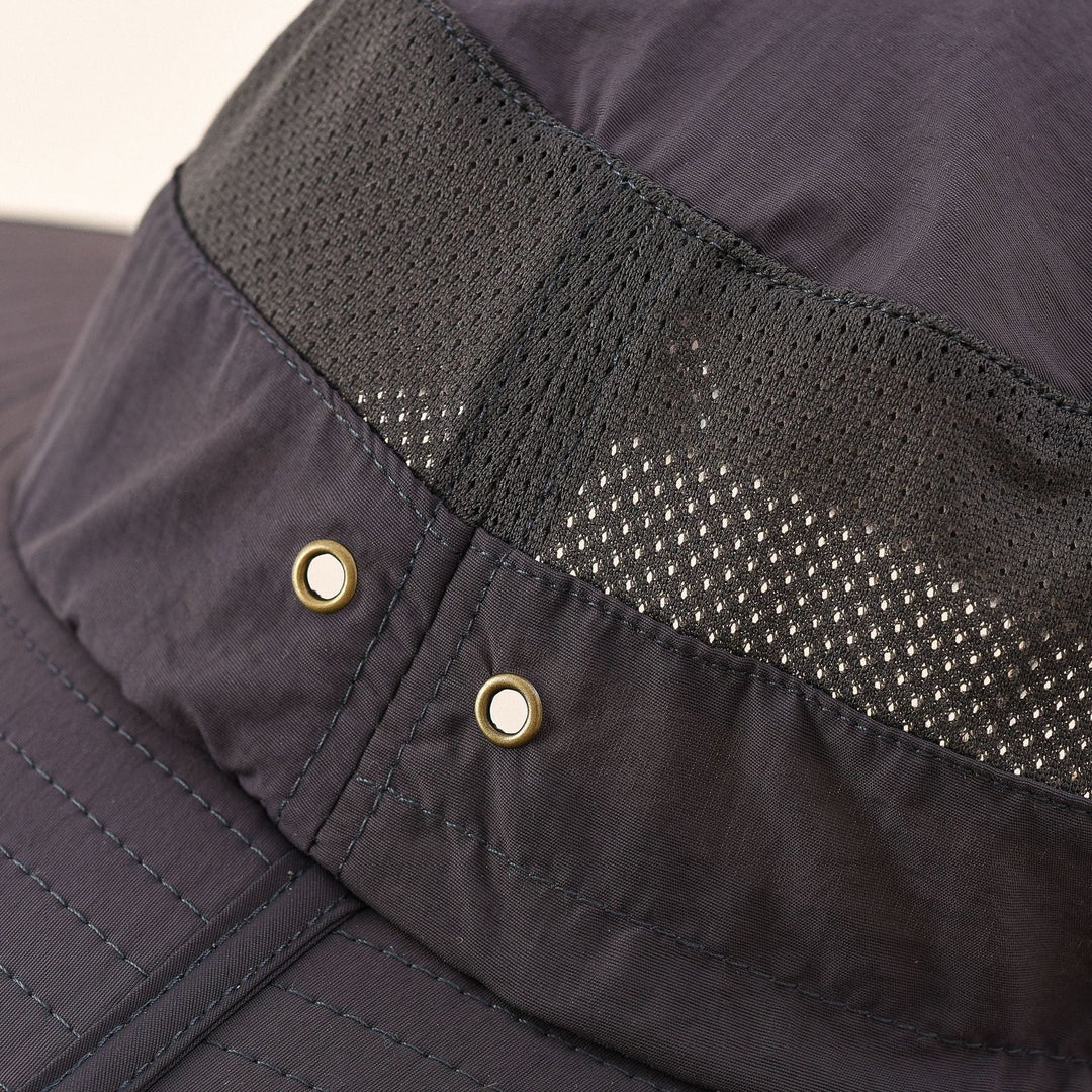 Damen Outdoor Sonnenhut mit breiter Krempe und atmungsaktiver Netzstruktur W&W Mode