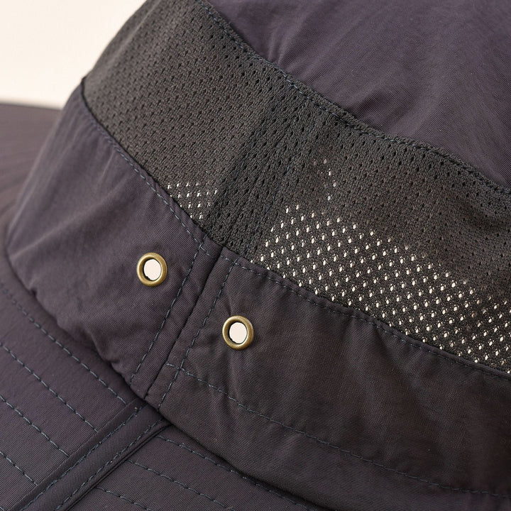 Damen Outdoor Sonnenhut mit breiter Krempe und atmungsaktiver Netzstruktur W&W Mode