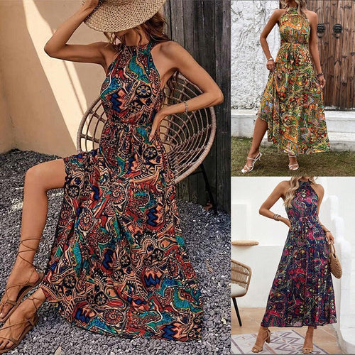 WW | Vintage Bohemian Halterkleid