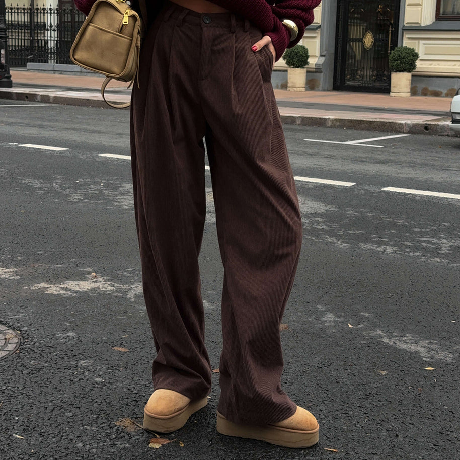 Damen weite Cordhose WW