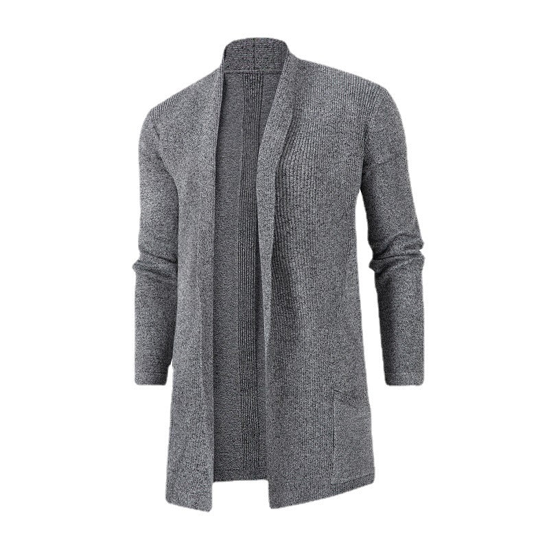 Damen Strickjacke mit offener Front und tiefem Kragen WW