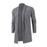 Damen Strickjacke mit offener Front und tiefem Kragen WW