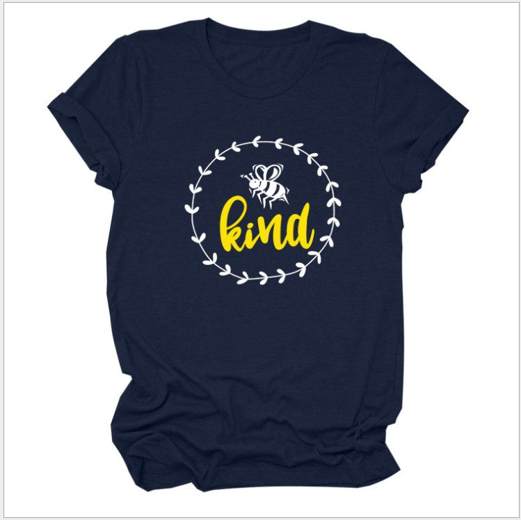 Damen Grafik-T-Shirt mit inspirierendem Bienenmotiv WW