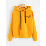 Damen Bequemer Kapuzenpullover mit planetarischem Motiv WW
