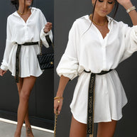 Damen Hemdkleid mit lässigem Schnitt und eleganter Taillierung WW