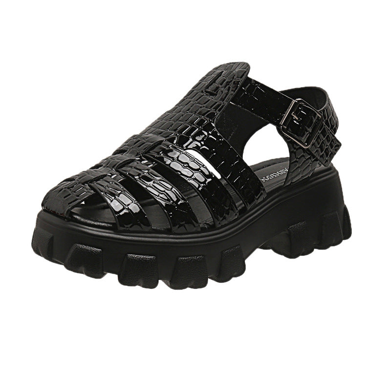 Damen Sandalen mit modischem Riemchen-Design und rutschfester Sohle WW