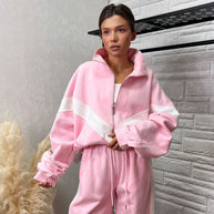 Damen Sportanzug mit kontrastierenden Einsätzen WW