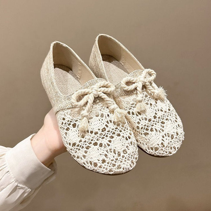Damen Ballerinas mit raffinierter Häkelspitze und hochwertigem Obermaterial W&W Mode