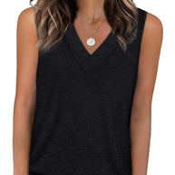 Damen Relaxed Fit V-Ausschnitt Tanktop WW