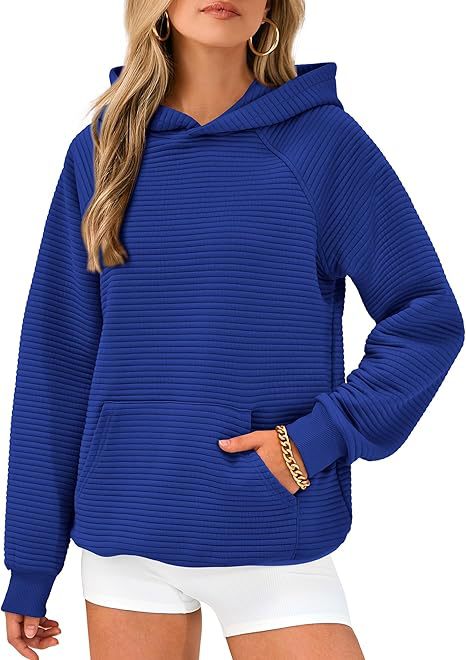 Damen Hoodie mit strukturiertem Design und bequemer Passform WW