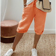 Leichte Shorts mit elastischem Bund für Damen WW