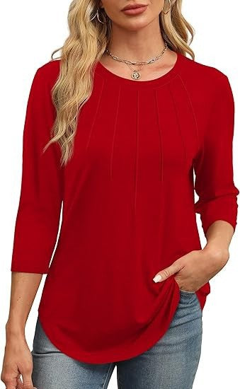 Damen Shirt mit elegantem Rippen-Design WW