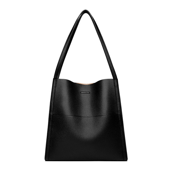 Lederstil-Schultertasche